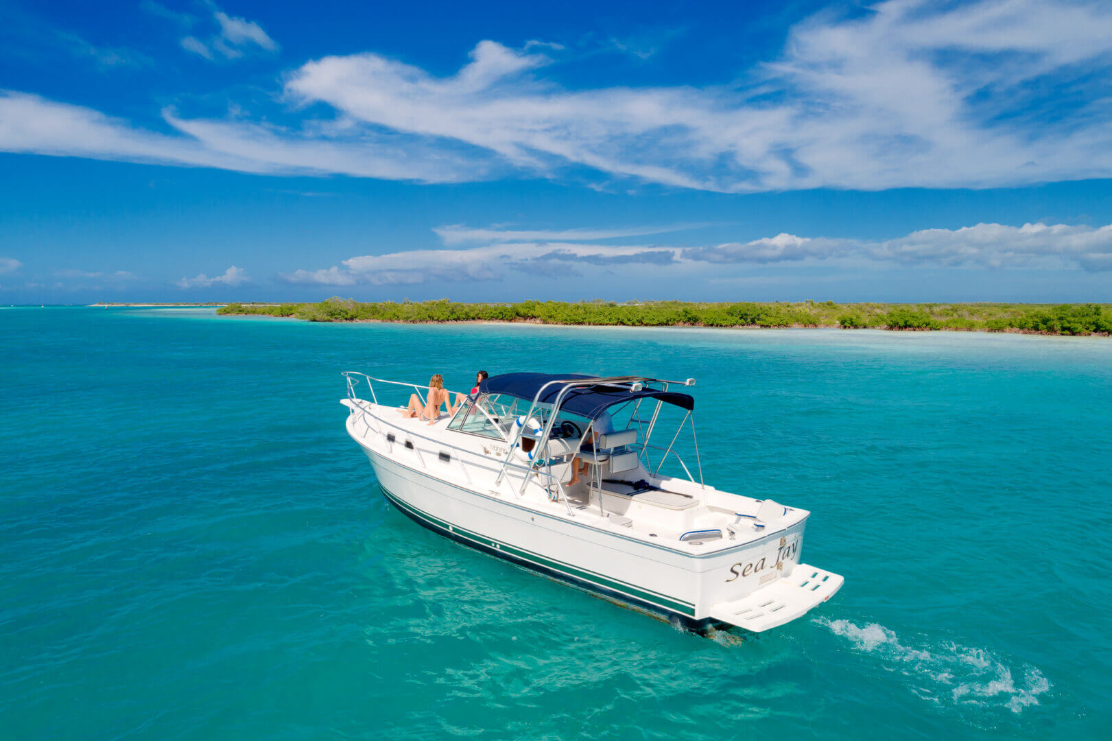 Sea Jay boat excursion in the Turks and Caicos Islands